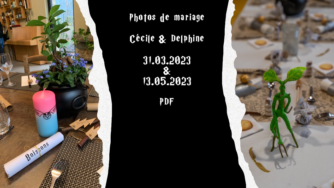 diapo mariage